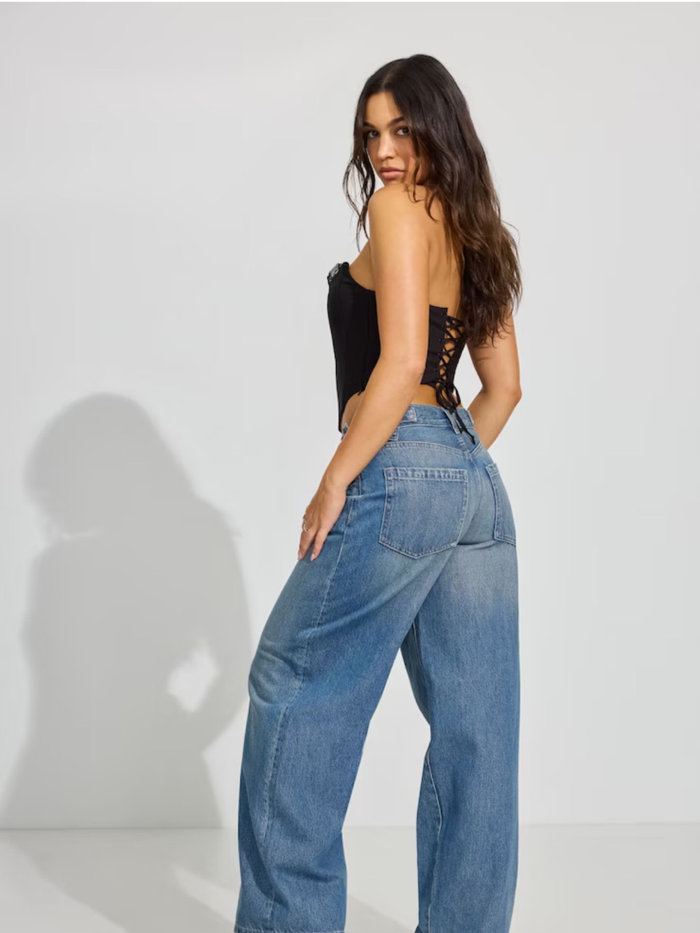 Garage Mega Jeans with Adjustable Buckle Waist - Picture 2 of 7